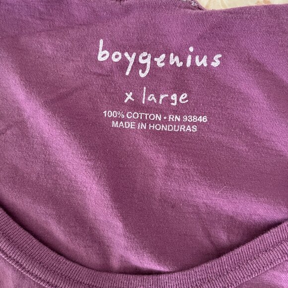 Boygenius Sz XL 3 Candles Tank Purple Cotton Knit Band Tee - Picture 6 of 6